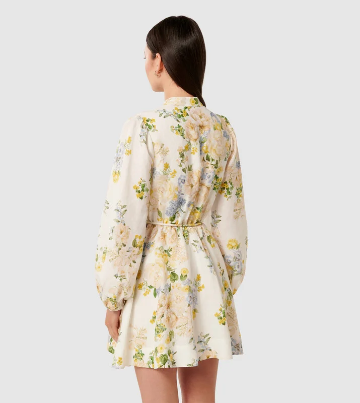 forever new  ANNALISE Floral Printed Mini Dress for Women | Best Price UAE